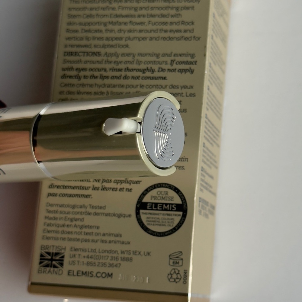 ELEMIS Anti-Ageing. Pro-Collagen Eye & Lip Contour Cream. 15 ml. 0.5 US fl.oz. - Picture 5 of 8